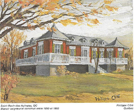 saint roch des aulnaies image001 manoir seigneurial construit entre 1850 1853